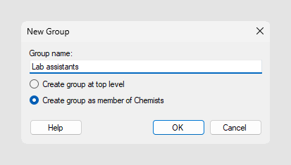 Managing groups