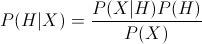 conditional probability formula