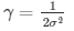 Gamma parameter 
        