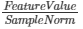 unit vector normalization 
        