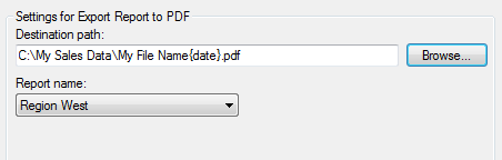 Export Report to PDF