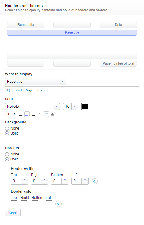 Верхние и нижние колонтитулы