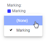 Markierung deaktivieren