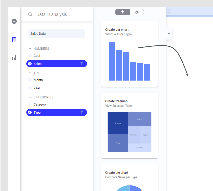 Visualize data