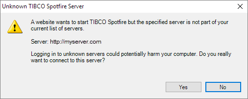 unknown server