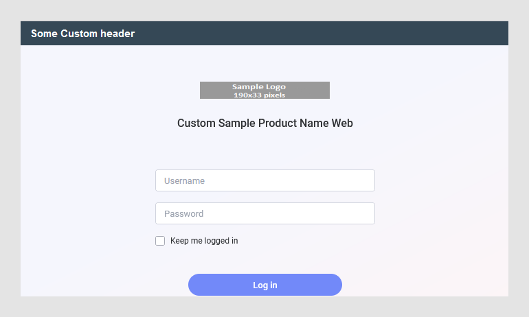 Product name in Web Player page