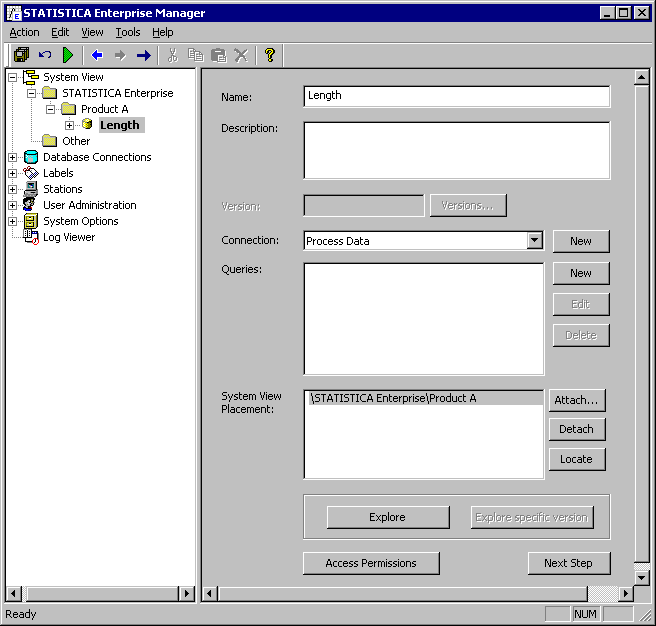 Example 4: Setting Up a Data Configuration