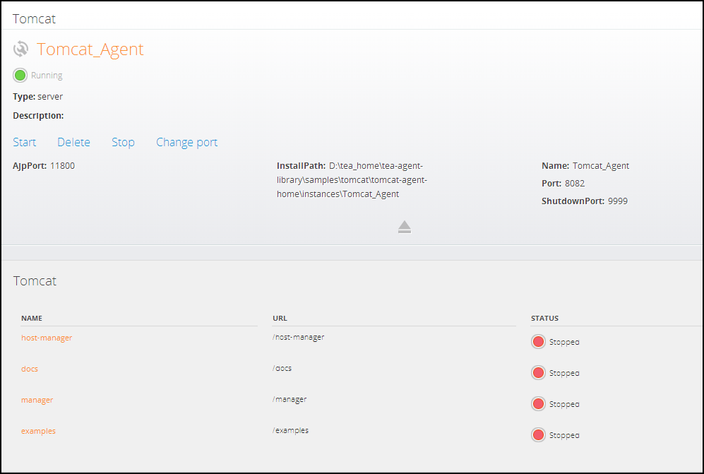 Product Listing of Tomcat Sample