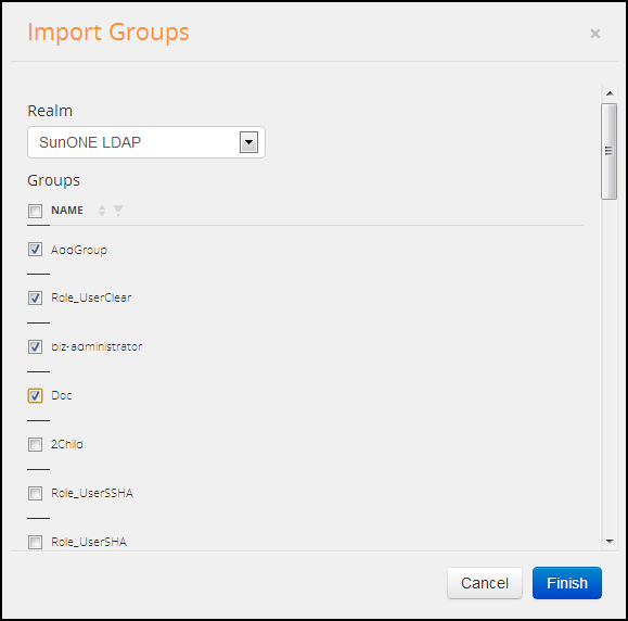 Import Groups