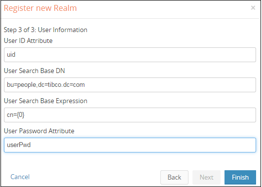 Adding Realm: User Information