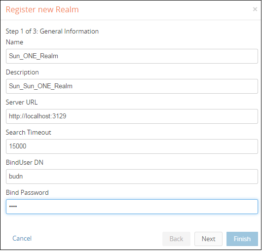 Adding Realm Screen 1