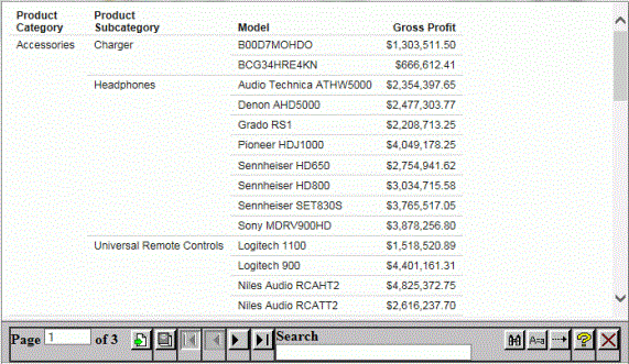 Web ビューアを有効にした HTML レポート