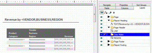 プレシジョンレポートキャンバス