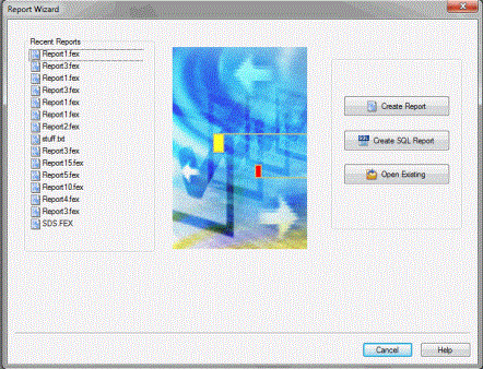 レポートウィザード