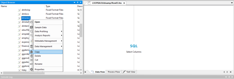 Object Browser Copy option