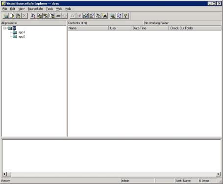 Visual SourceSafe Explorer