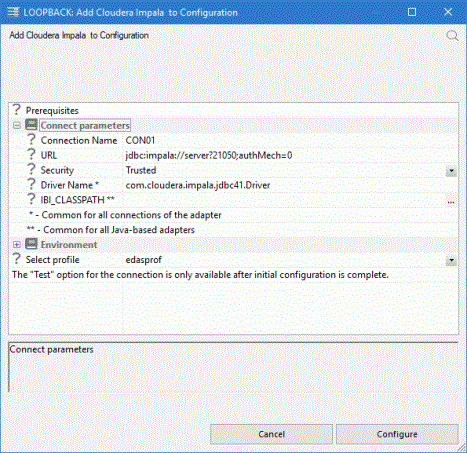 Add Cloudera Impala adapter