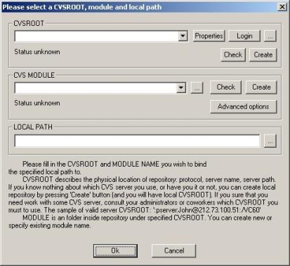 Please Select dialog