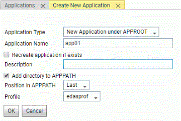 Create new application