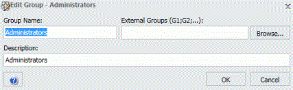 Edit Group dialog box