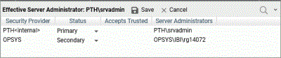 The Activate Providers pane with the Status column and primary setting.