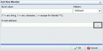 The Add New Member dialog box. 
      