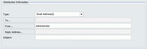 This image shows where emails are entered in the Basic and
        Advanced scheduling tool. 
      