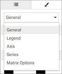 Quick Access menu for bar chart
