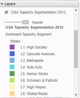 Demographic and Reference layers