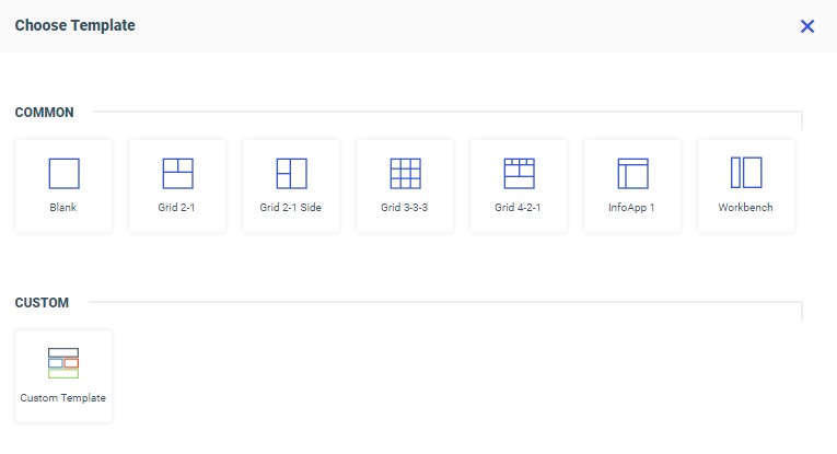 Custom template example