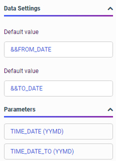 Global variables set as defaults for calendar control