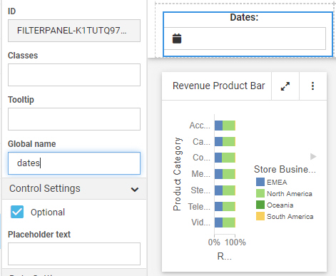 setting the global name for the Dates filter