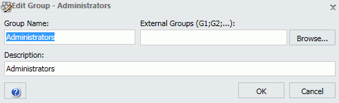 Edit Group dialog box