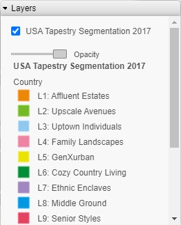 Demographic and Reference layers