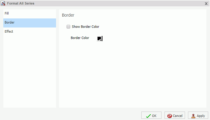 Format Series Dialog Box Border Tab