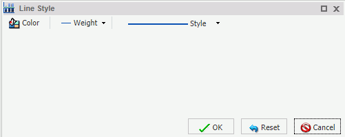 Line Style Dialog Box