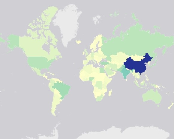 choropleth map