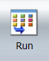 Reporting Object Tool Ribbon Run button