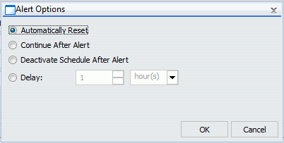 Alert Options dialog box