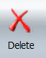 Reporting Object Tool Ribbon Delete button