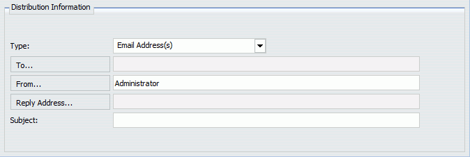 This image shows where emails are entered in the Basic and Advanced scheduling tool.