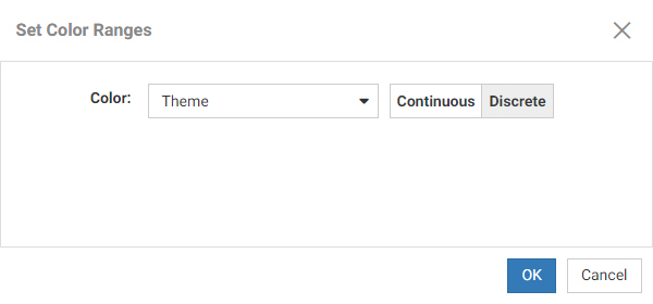 Set Color Ranges dialog box